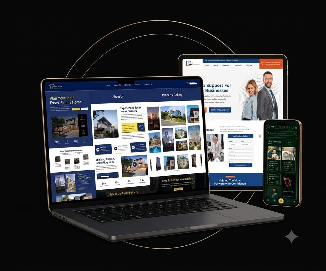 Sobia Khan website development portfolio showing responsive WordPress, web app and e-commerce projects