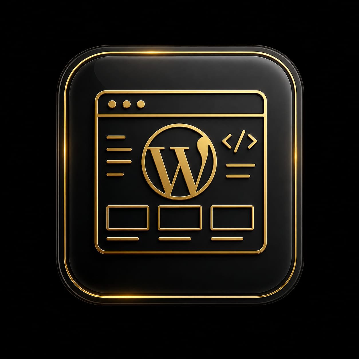 WordPress development service icon